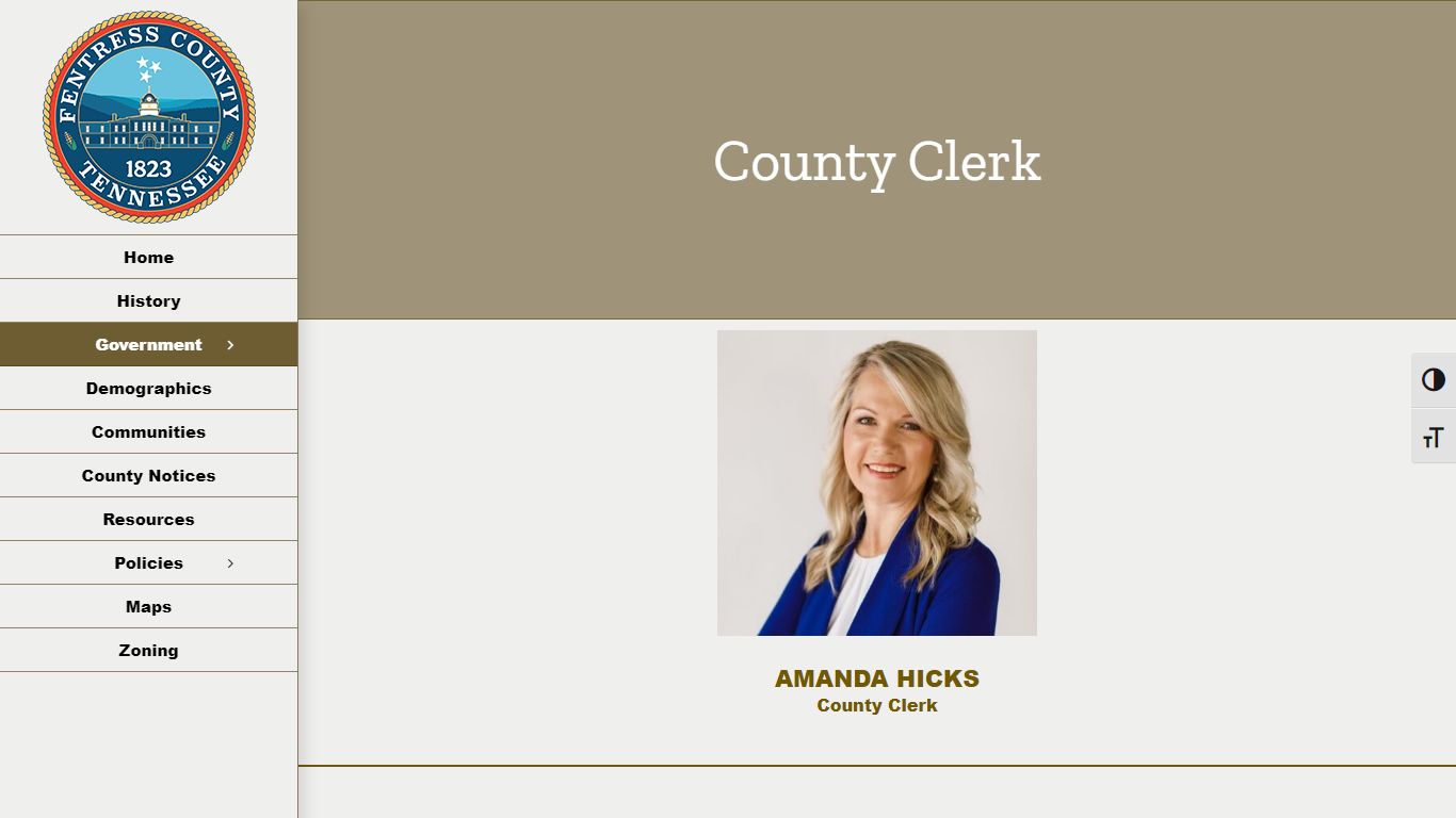 County Clerk - Fentress County